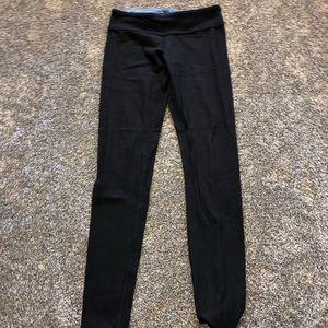 Reversible blue and black ivivva leggings